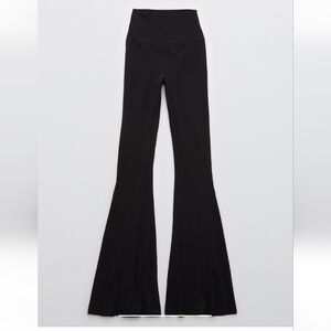 Offline by Aerie Real Me High Waisted Crossover Rib Super Flare Legging